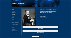 Desktop Screenshot of bramwijnands.com