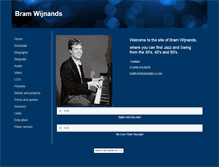 Tablet Screenshot of bramwijnands.com
